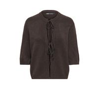 ONLY - ONLSIMONI 2/4 BOW CARDIGAN KNT NOOS Coffee Bean - Gr. - XL