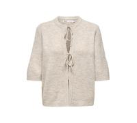 ONLY Regular Fit Cardigan mit Schnürungen Modell 'SIMONI' in Offwhite, Größe S