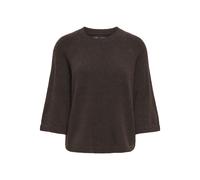 ONLY Regular Fit Pullover mit 3/4-Ärmeln Modell 'SIMONI' in Schoko Melange, Größe XL