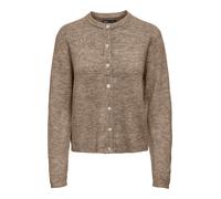 ONLY "ONLSIMONI L/S O-NECK CARDIGAN KNT NOOS" Materialmix, relaxed fit (55562024-M) caribou detail:melange