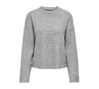 ONLY - ONLSIMONI L/S O-NECK PULLOVER KNT NOOS Medium Grey Melange - Gr. - M
