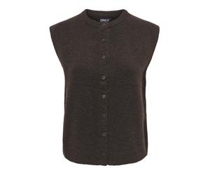 ONLY - ONLSIMONI VEST KNT NOOS Coffee Bean - Gr. - M