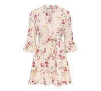 ONLY - ONLSINA LIFE 3/4 SHORT DRESS NOOS WVN Crème Brûlée - Gr. - L