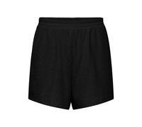 Shorts ONLY "ONLSMILLA LOOSE SHORTS JRS", Damen, Gr. L, N-Gr, schwarz, Obermaterial: 95% Polyester, 5% Elasthan, unifarben, loose fit kurz, Hosen Shorts, Materialmix, loose fit (19956647-L) schwarz
