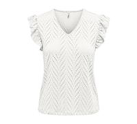 ONLY Onlsmilla S/L V-Neck Frill Top JRS