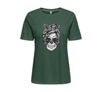 ONLY Onlstella Life S/S Skull Top Cs JRS