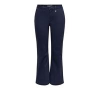 Only Damenhose Frau Nur Onlstella Mw Kick Flared Pant Cc Pnt L.32 Blau L