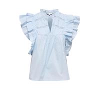 ONLY Onlsunny Capsl Frill Top WVN Noos