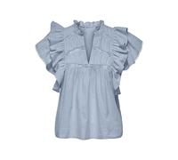 ONLY Onlsunny Capsl Frill Top WVN Noos