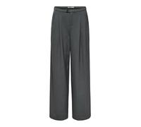 ONLY - ONLSVEA HW WIDE PANT CC TLR dark grey melange - Gr. - 34/32