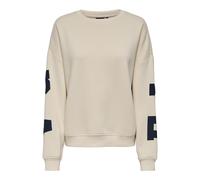 ONLY - ONLSWEAT L/S BACK/SLEEVE PRINT SWT NOOS Birch - Gr. - XL
