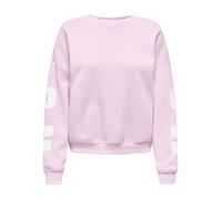 ONLY - ONLSWEAT L/S BACK/SLEEVE PRINT SWT NOOS Winsome Orchid - Gr. - XL