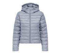 Steppjacke ONLY "ONLTAHIA LW QUILTED HOOD JKT OTW CC OTW", Damen, Gr. L, tradewinds, Web, Obermaterial: 100% Nylon, unifarben, regular fit, Jacken Steppjacke (31323726-L) tradewinds