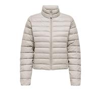 Outdoorjacke ONLY "ONLTAHIA LW QUILTED JACKET OTW NOOS", Damen, Gr. XL, pumice stone, Web, Obermaterial: 100% Nylon, unifarben, regular fit kurz, eingefasste Kante, Jacken Outdoorjacke (32144700-XL) p