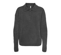 ONLY - ONLTALIO LS POLO NECK BF KNT Dark Grey Melange - Gr. - S