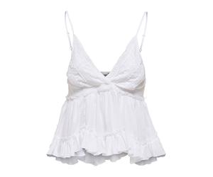 ONLY ONLTARIA STRAP EMB TOP WVN Damen | BRIGHT WHITE | XL