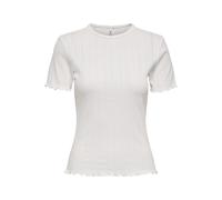 ONLY - ONLTENNA O-NECK S/S TOP JRS NOOS Cloud Dancer - Gr. - XS