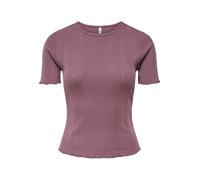 ONLY - ONLTENNA O-NECK S/S TOP JRS NOOS Rose Brown - Gr. - M