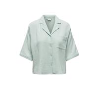 ONLY - ONLTHYRA LIFE SS SHIRT NOOS WVN harbor gray - Gr. - S