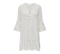 Only Thyra Peplon 3/4 Sleeve Dress Beige L Frau (Herstellerartikelnummer: 15267999-CloudDancer-L)