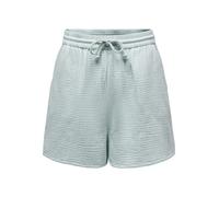 Only Regular Fit Shorts aus reiner Baumwolle in Schilf, Größe M