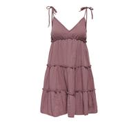 ONLY - ONLTHYRA STRAP SHORT DRESS CS WVN Rose Brown - Gr. - L