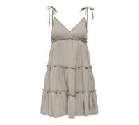 ONLY - ONLTHYRA STRAP SHORT DRESS CS WVN Silver Lining - Gr. - L