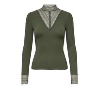 ONLY ONLTILDE L/S HIGH Neck LACE TOP JRS NOOS