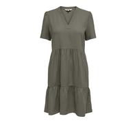 ONLY - ONLTIRI-GOA SS V-NEC LIN BL DRESS CC PNT Smokey Olive - Gr. - XS
