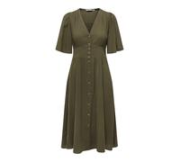 ONLY - ONLTIZANA 2/4 MIDI DRESS WVN NOOS Grape Leaf - Gr. - L