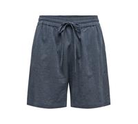 Shorts ONLY "ONLTIZANA STRING COTTON SHORTS WVN", Damen, Gr. L, N-Gr, ombre blau, Web, Obermaterial: 100% Baumwolle, unifarben, loose fit kurz, Hosen Shorts, Baumwolle, loose fit (22781622-L) ombre bl