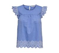 ONLY Onltulum Emb S/S Top WVN