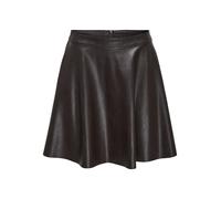 ONLY - ONLUNA FAUX LEATHER FLARED SKIRT OTW black coffee - Gr. - XL