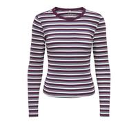 ONLY - ONLVAL L/S O-NECK STRIPE TOP JRS Fig - Gr. - L