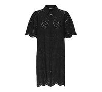 Only ONLVALAIS S/S DRESS WVN NOOS Kurzes Kleid schwarz in L