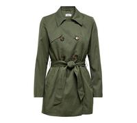 Trenchcoat ONLY "ONLVALERIE TRENCHCOAT OTW NOOS" S (36), grün Damen Mäntel S (36) grape leaf