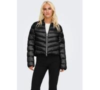 Steppjacke ONLY "ONLVEGA QUILT SHORT LIFE JACKET CC OTW", Damen, Gr. XL (42), schwarz, Web, Steppware, Obermaterial: 55% Polyester, 45% Nylon, unifarben, modisch, regular fit, Langarm, Jacken (1527690