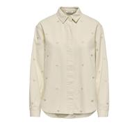 ONLY - ONLVERA LS HEART DNM SHIRT GUA Ecru - Gr. - XL