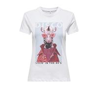 ONLY Onlvibe Life S/S Glasses Top Box JRS