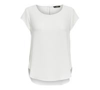 Only Kurzarmshirt Vic Solid Rundhals Einfarbig Damen Cloud Dancer Größe 40
