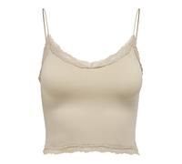 Only Cropped Top ONLVICKY Lace Seamless – Peach Taffy – XS/S