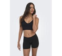 ONLY - ONLVICKY RIB SEAMLESS VNECK TOP NOOS ACC Black - Gr. - L