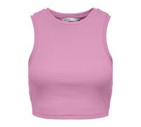 ONLY - ONLVILMA S/L CROPPED TANK TOP JRS NOOS begonia pink - Gr. - L