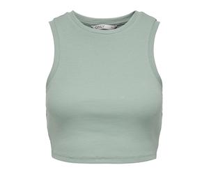 ONLY - ONLVILMA S/L CROPPED TANK TOP JRS NOOS Jadeite - Gr. - M