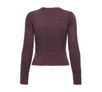 ONLY ONLVIOLA L/S ROUND NECK TOP JRS Damen | DECADENT CHOCOLATE | M