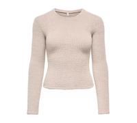 ONLY ONLVIOLA L/S ROUND NECK TOP JRS Damen | Mushroom | L