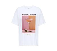 ONLY - ONLVIVVI S/S LOVELY TOP JRS Bright White - Gr. - XL