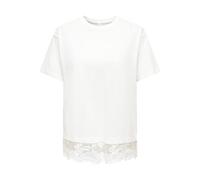 ONLY Onlvivvi S/S Lace Bottom Top JRS Noos