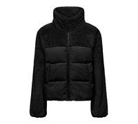 Only Wanja Fur Mix Puffer Jacket in Gr. S in Schwarz