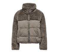 ONLY - ONLWANJA FUR PUFFER MIX JACKET NOOS OTW Walnut - Gr. - S